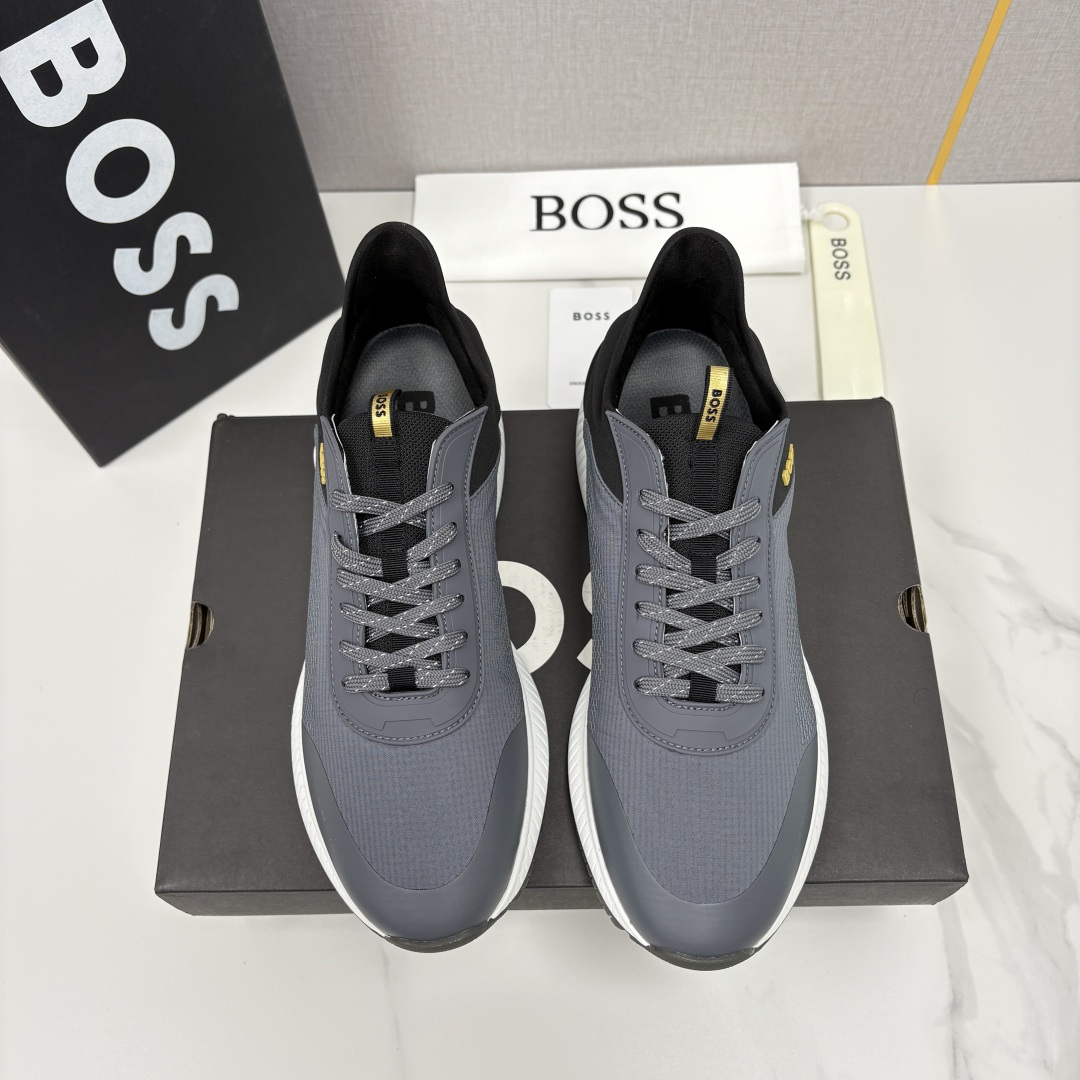 💋💍BOSS 男士新款 HUG*O BOSS男士休闲运动鞋：商务型格与运动基因的无缝衔接，解锁都市通勤新