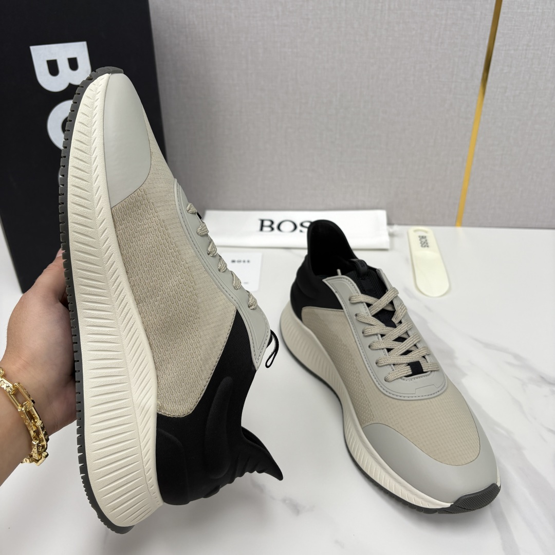 💋💍BOSS 男士新款 HUG*O BOSS男士休闲运动鞋：商务型格与运动基因的无缝衔接，解锁都市通勤新