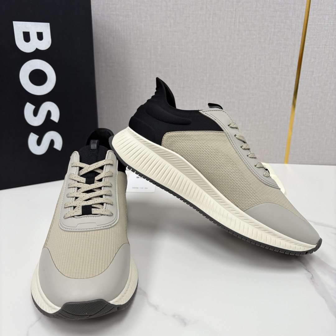 💋💍BOSS 男士新款 HUG*O BOSS男士休闲运动鞋：商务型格与运动基因的无缝衔接，解锁都市通勤新