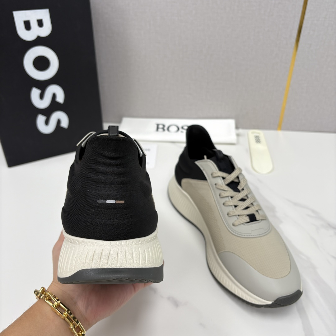 💋💍BOSS 男士新款 HUG*O BOSS男士休闲运动鞋：商务型格与运动基因的无缝衔接，解锁都市通勤新