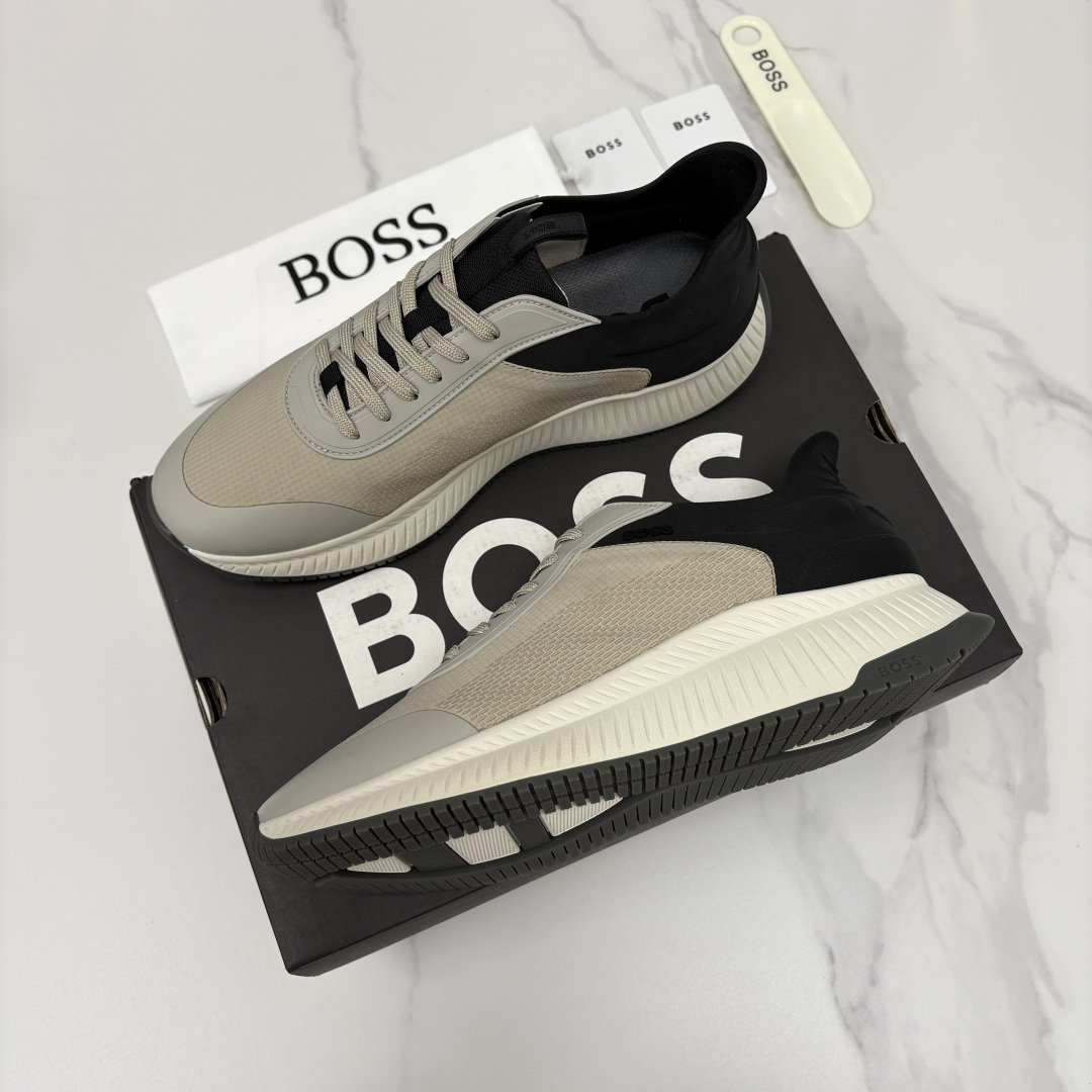 💋💍BOSS 男士新款 HUG*O BOSS男士休闲运动鞋：商务型格与运动基因的无缝衔接，解锁都市通勤新