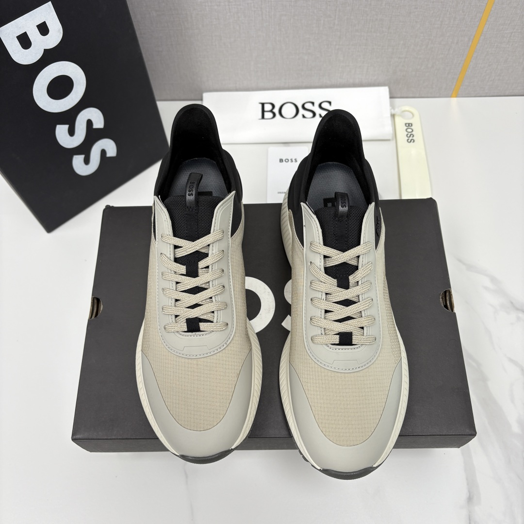 💋💍BOSS 男士新款 HUG*O BOSS男士休闲运动鞋：商务型格与运动基因的无缝衔接，解锁都市通勤新