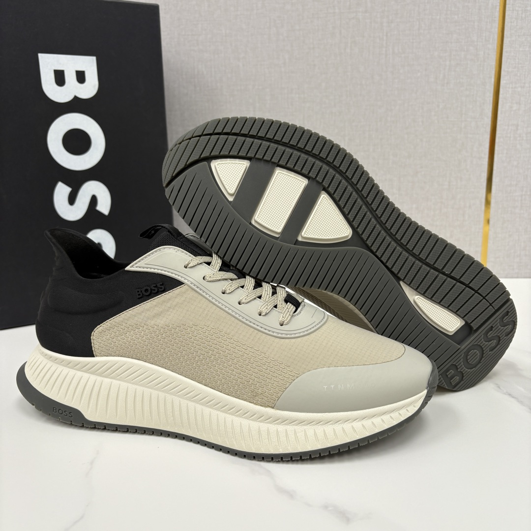 💋💍BOSS 男士新款 HUG*O BOSS男士休闲运动鞋：商务型格与运动基因的无缝衔接，解锁都市通勤新