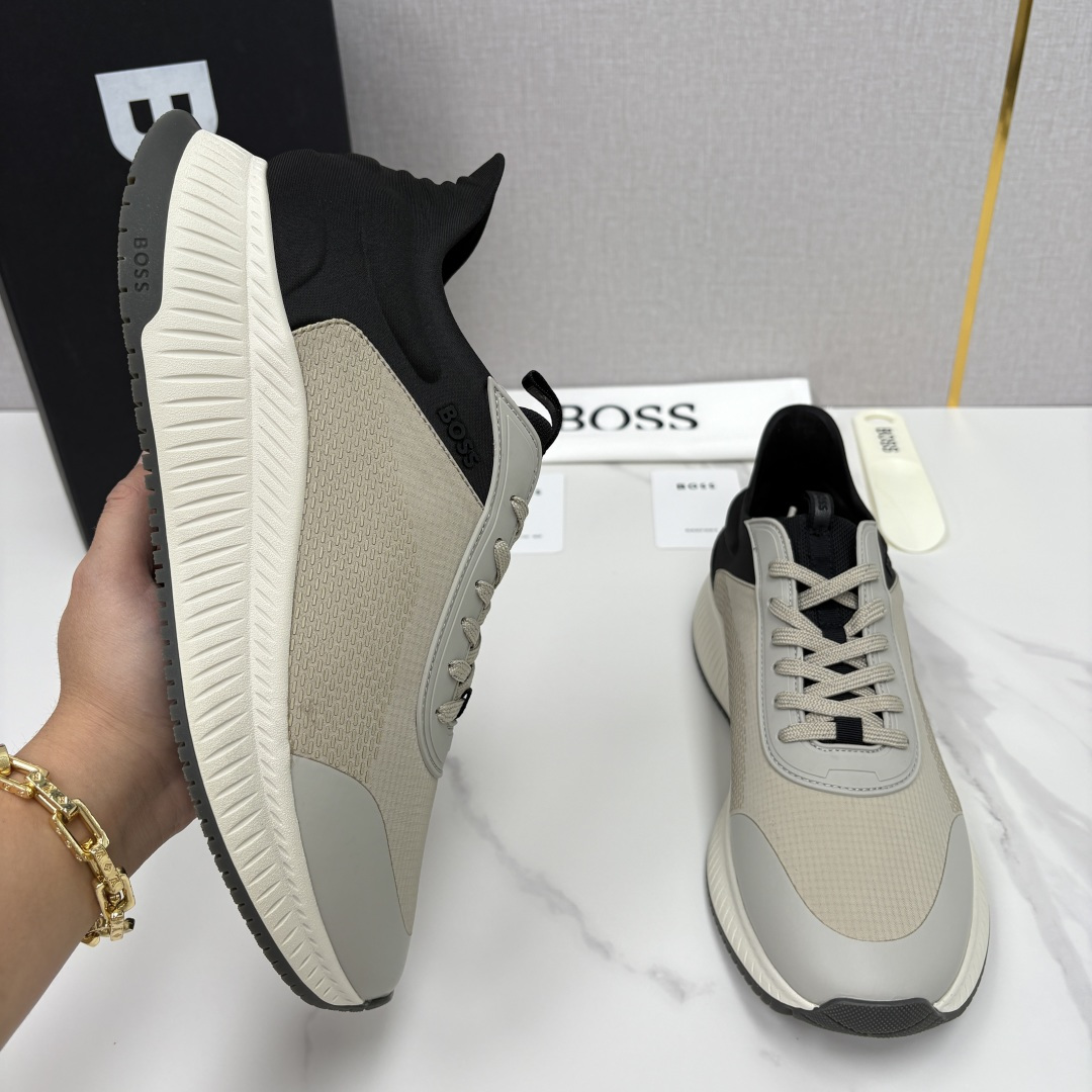 💋💍BOSS 男士新款 HUG*O BOSS男士休闲运动鞋：商务型格与运动基因的无缝衔接，解锁都市通勤新