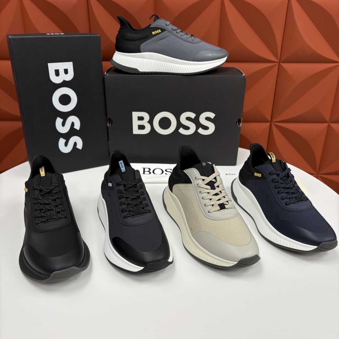 💋💍BOSS 男士新款 HUG*O BOSS男士休闲运动鞋：商务型格与运动基因的无缝衔接，解锁都市通勤新