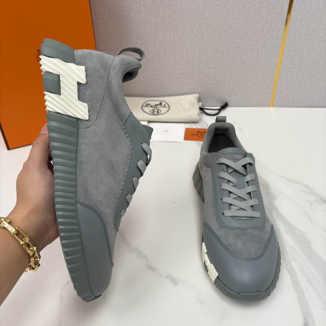 💋💍H家 Herme* 爱马-仕 新品Bouncing运动鞋 官方 9,700 有多种材质组合可选——细