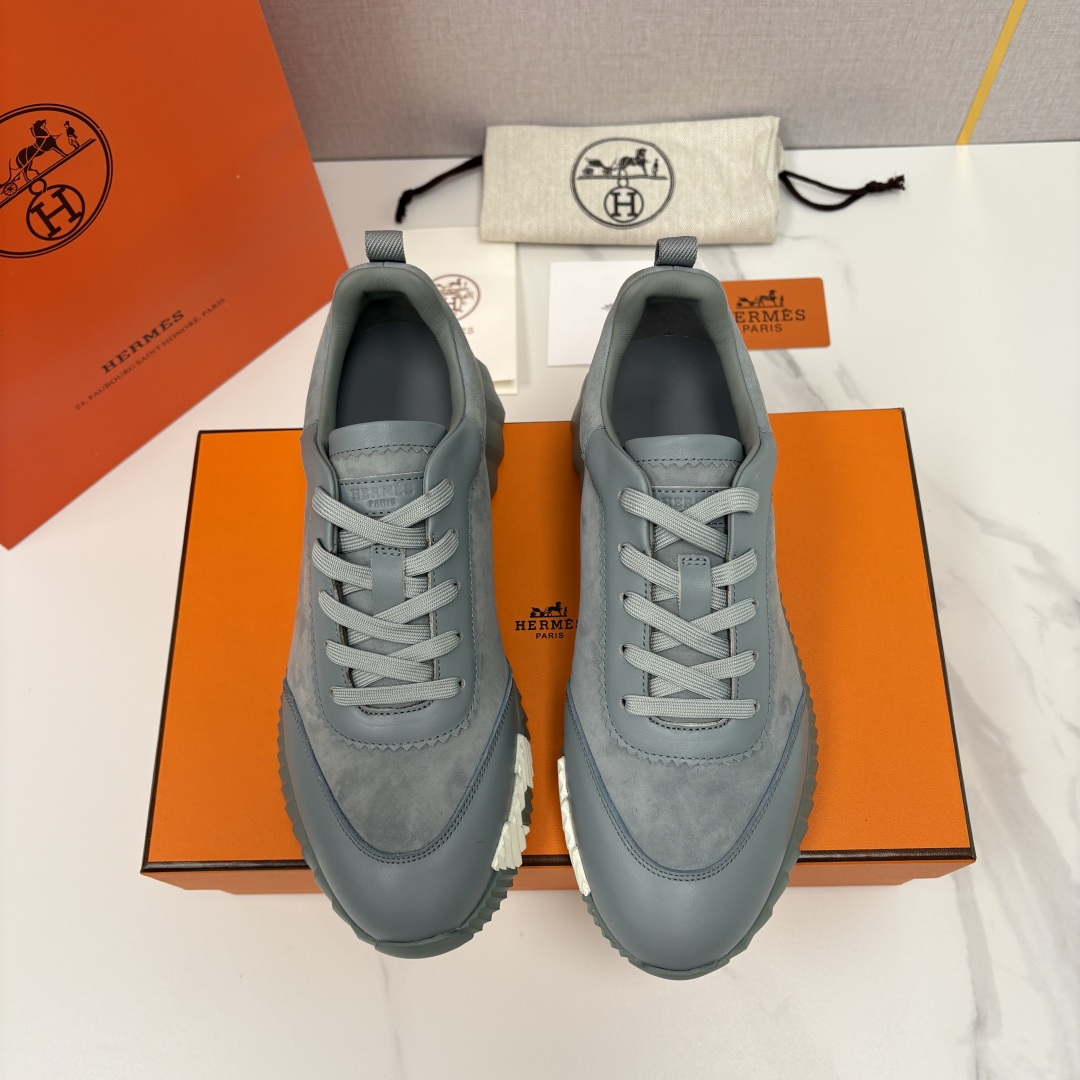 💋💍H家 Herme* 爱马-仕 新品Bouncing运动鞋 官方 9,700 有多种材质组合可选——细