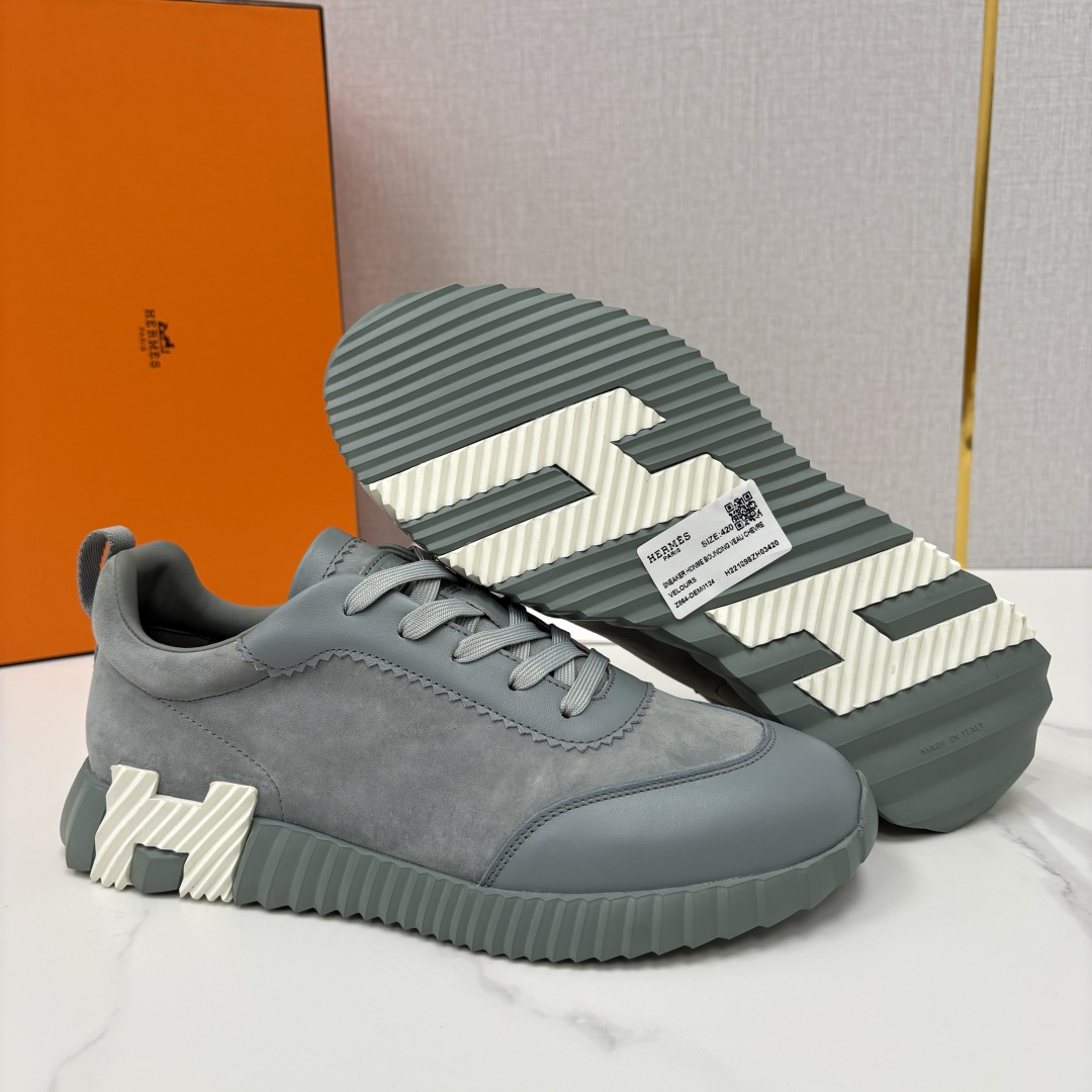💋💍H家 Herme* 爱马-仕 新品Bouncing运动鞋 官方 9,700 有多种材质组合可选——细