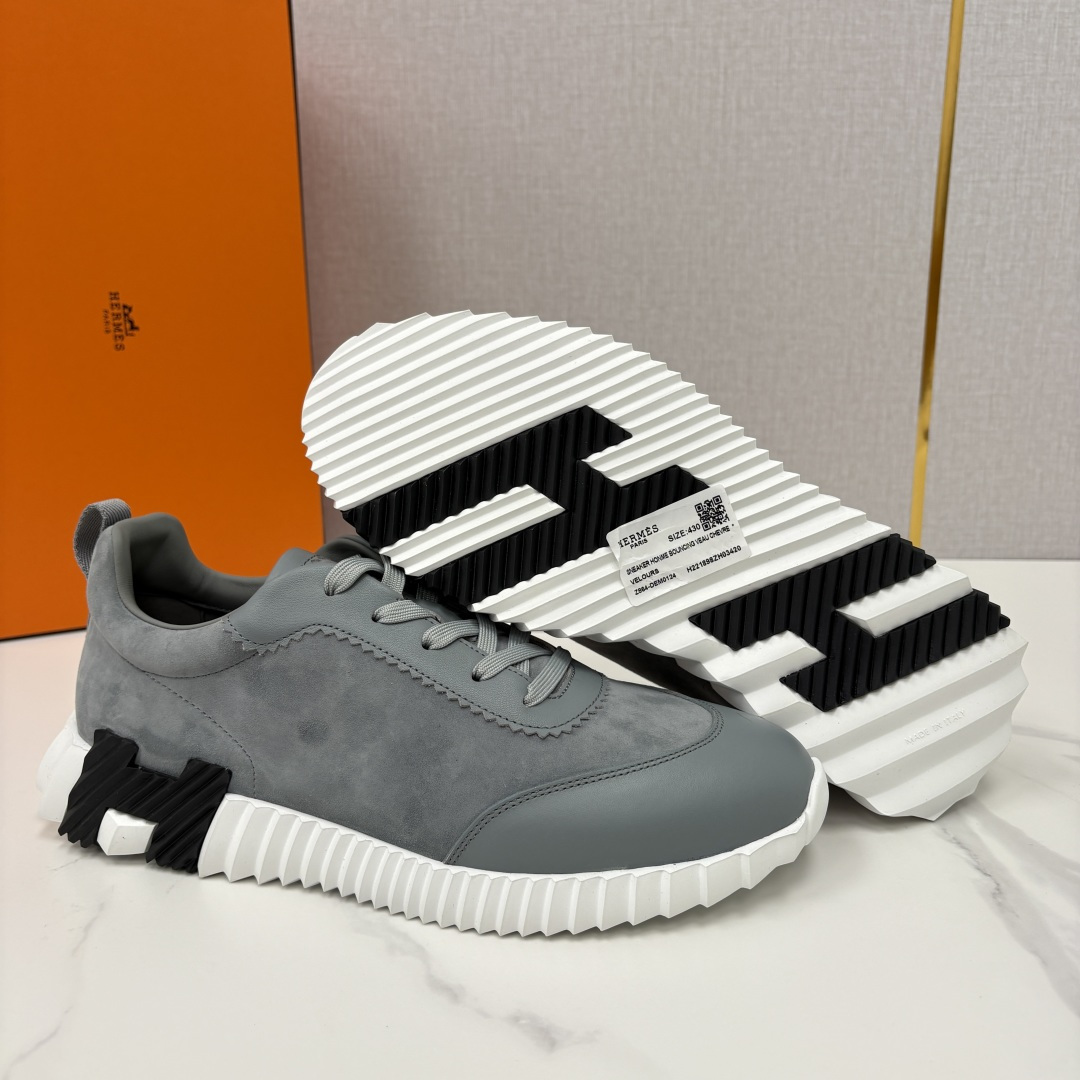 💋💍H家 Herme* 爱马-仕 新品Bouncing运动鞋 官方 9,700 有多种材质组合可选——细