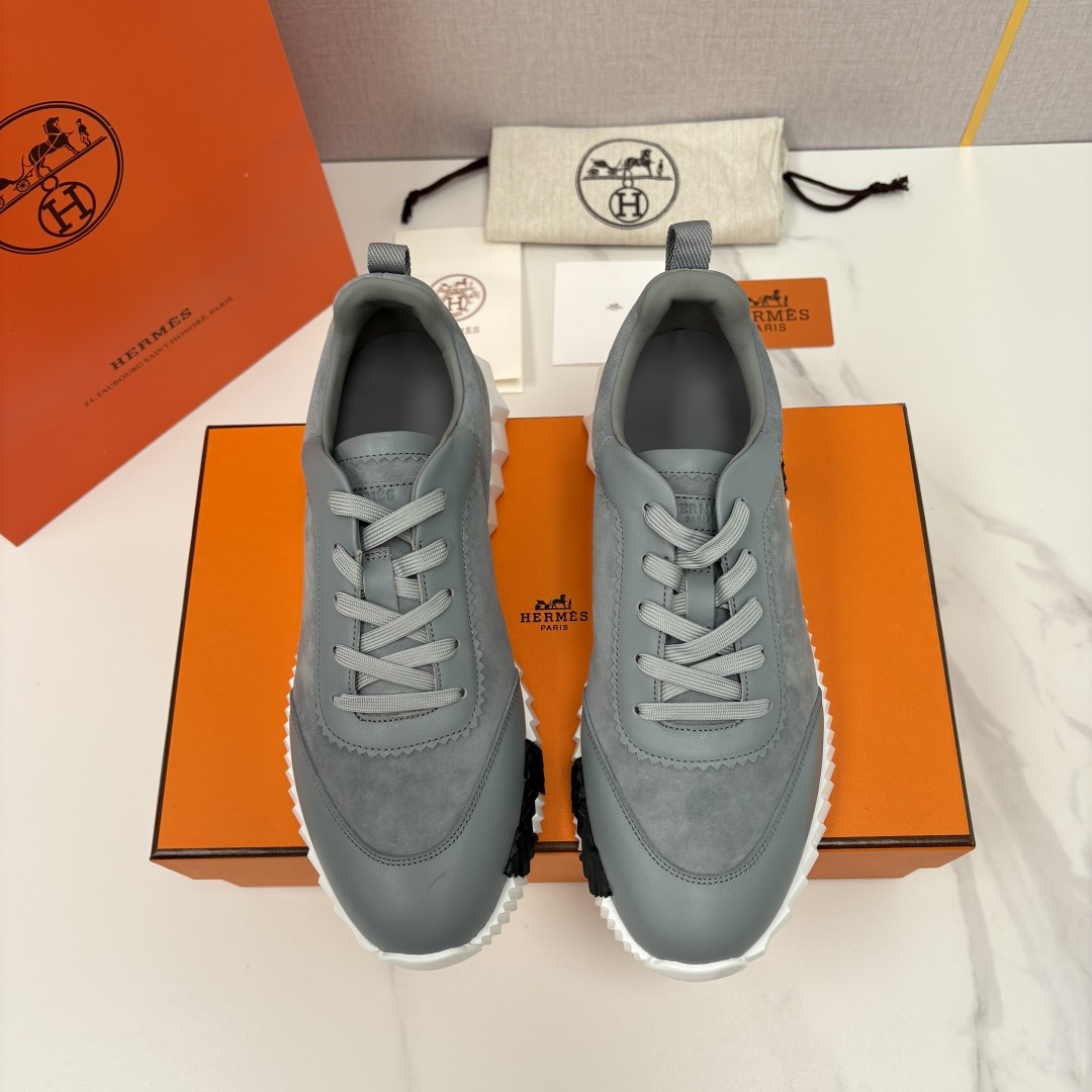 💋💍H家 Herme* 爱马-仕 新品Bouncing运动鞋 官方 9,700 有多种材质组合可选——细