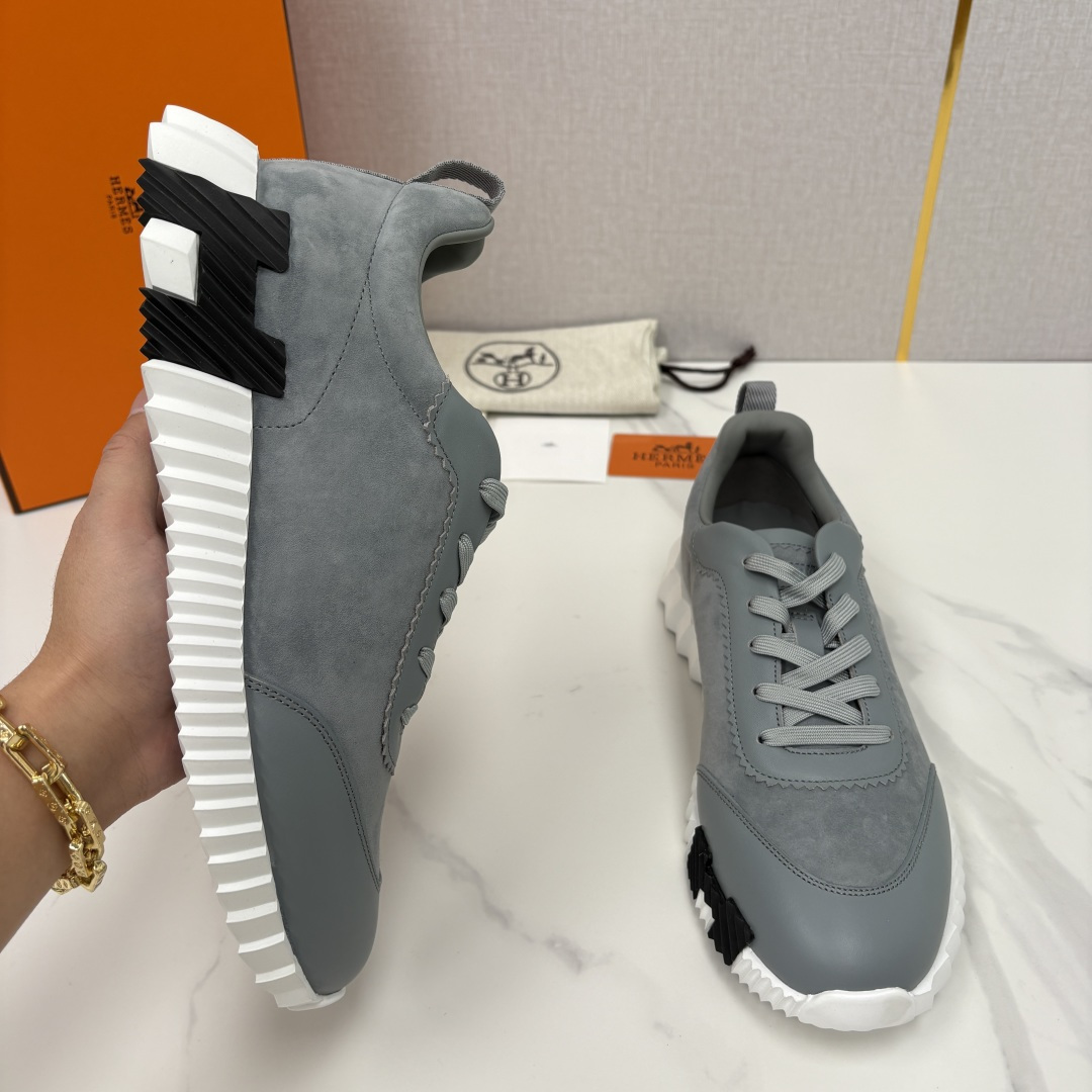 💋💍H家 Herme* 爱马-仕 新品Bouncing运动鞋 官方 9,700 有多种材质组合可选——细