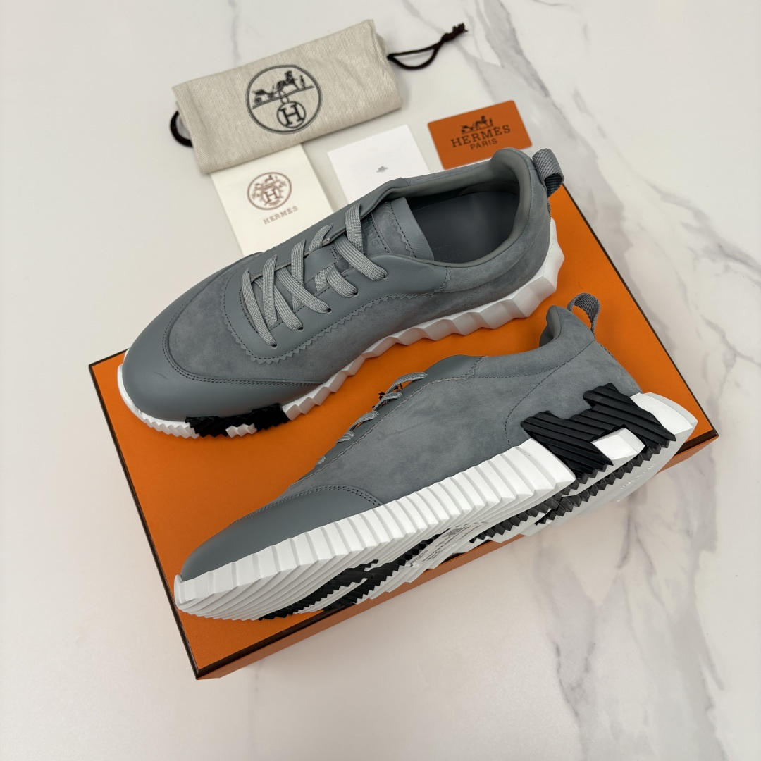 💋💍H家 Herme* 爱马-仕 新品Bouncing运动鞋 官方 9,700 有多种材质组合可选——细