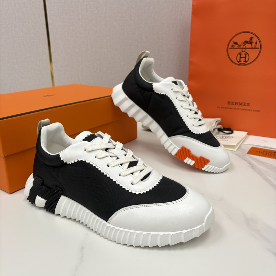 💋💍H家 Herme* 爱马-仕 新品Bouncing运动鞋 官方 9,700 有多种材质组合可选——细