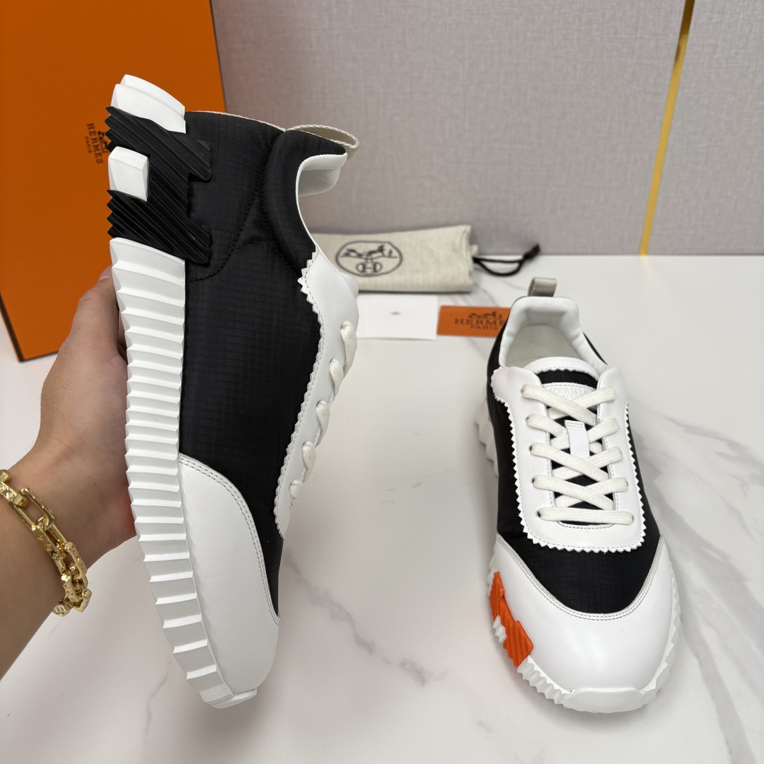 💋💍H家 Herme* 爱马-仕 新品Bouncing运动鞋 官方 9,700 有多种材质组合可选——细