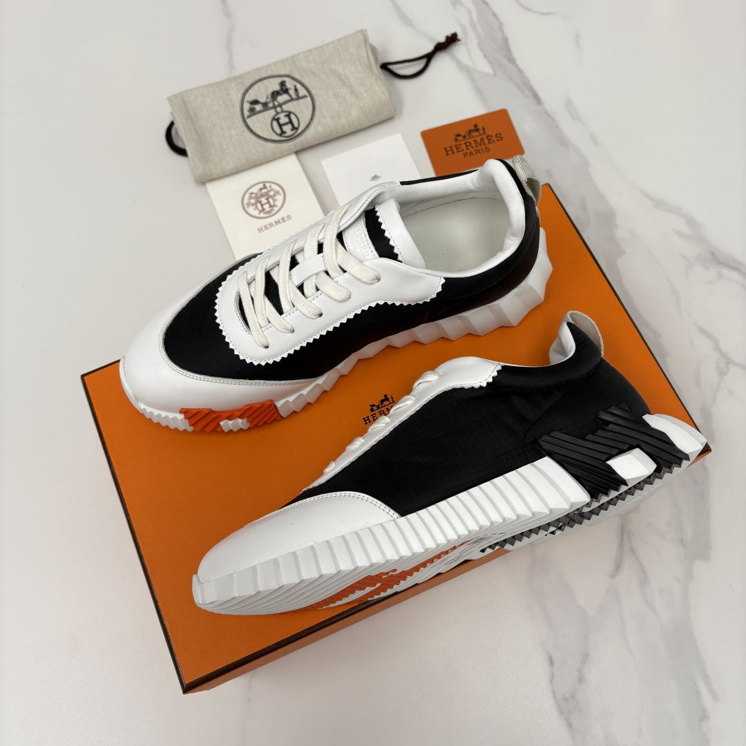 💋💍H家 Herme* 爱马-仕 新品Bouncing运动鞋 官方 9,700 有多种材质组合可选——细