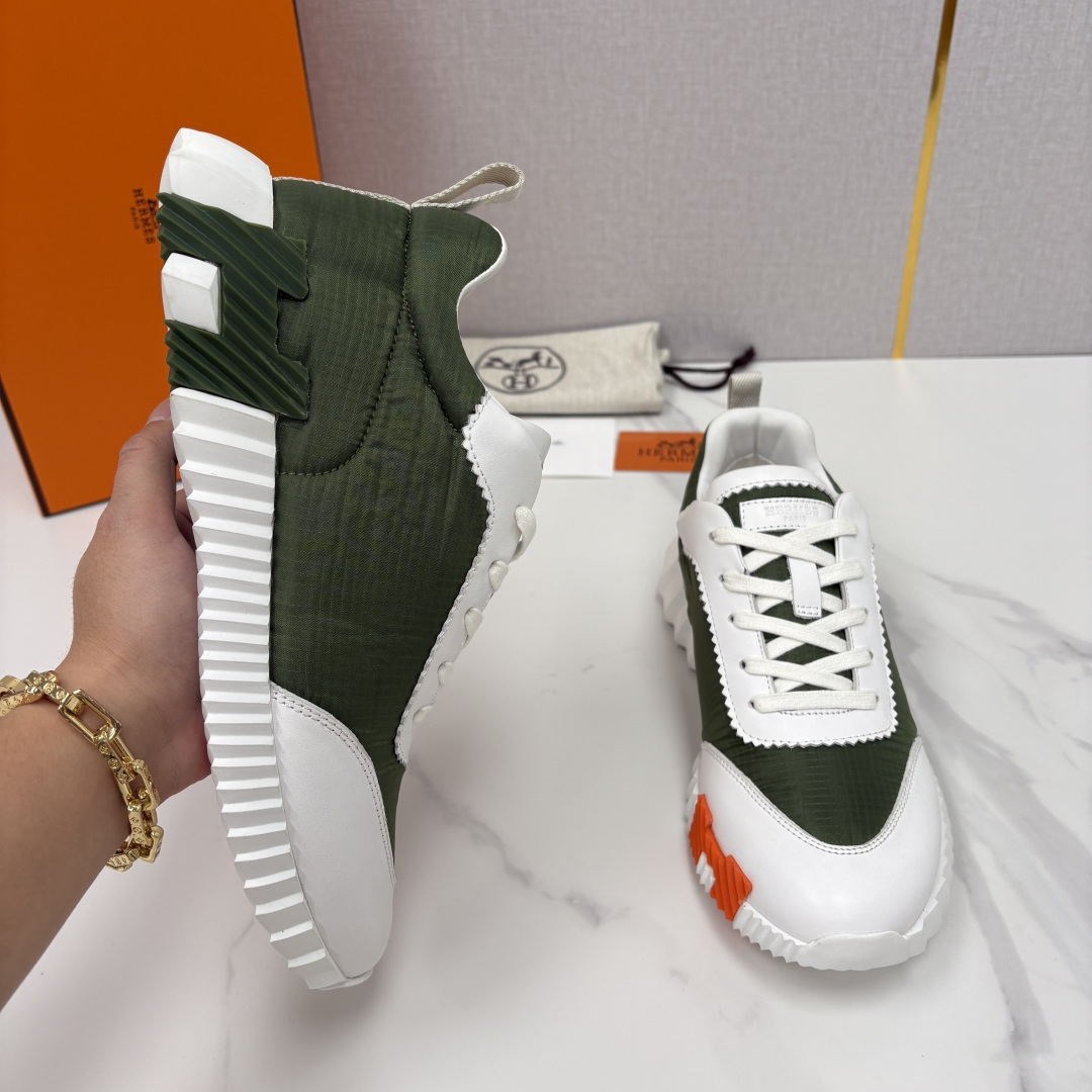 💋💍H家 Herme* 爱马-仕 新品Bouncing运动鞋 官方 9,700 有多种材质组合可选——细