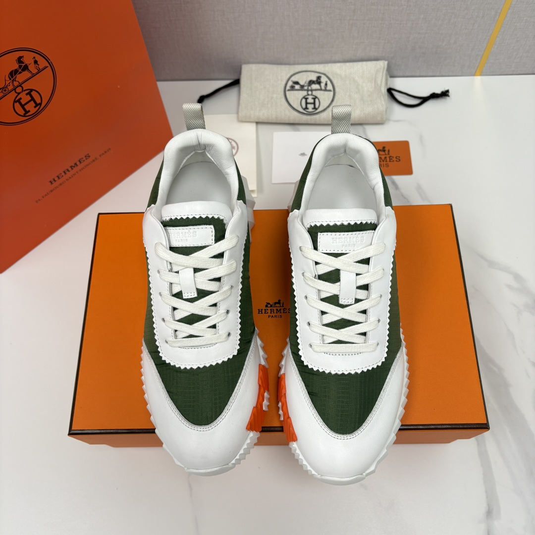 💋💍H家 Herme* 爱马-仕 新品Bouncing运动鞋 官方 9,700 有多种材质组合可选——细