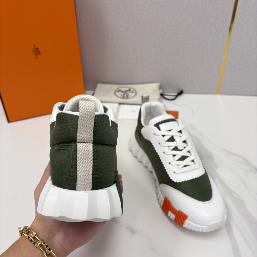 💋💍H家 Herme* 爱马-仕 新品Bouncing运动鞋 官方 9,700 有多种材质组合可选——细