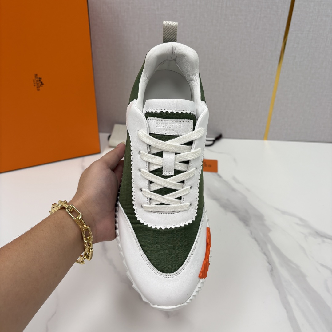 💋💍H家 Herme* 爱马-仕 新品Bouncing运动鞋 官方 9,700 有多种材质组合可选——细