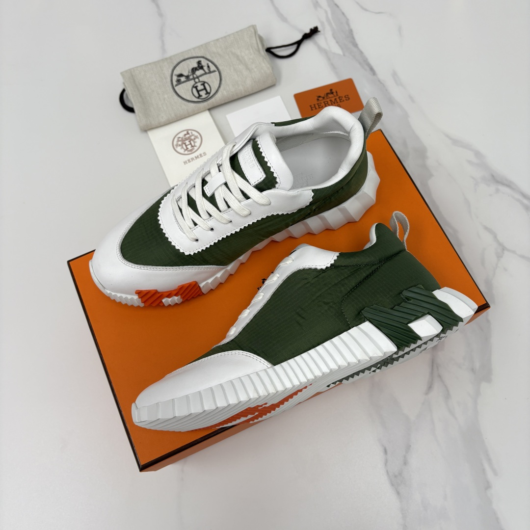 💋💍H家 Herme* 爱马-仕 新品Bouncing运动鞋 官方 9,700 有多种材质组合可选——细