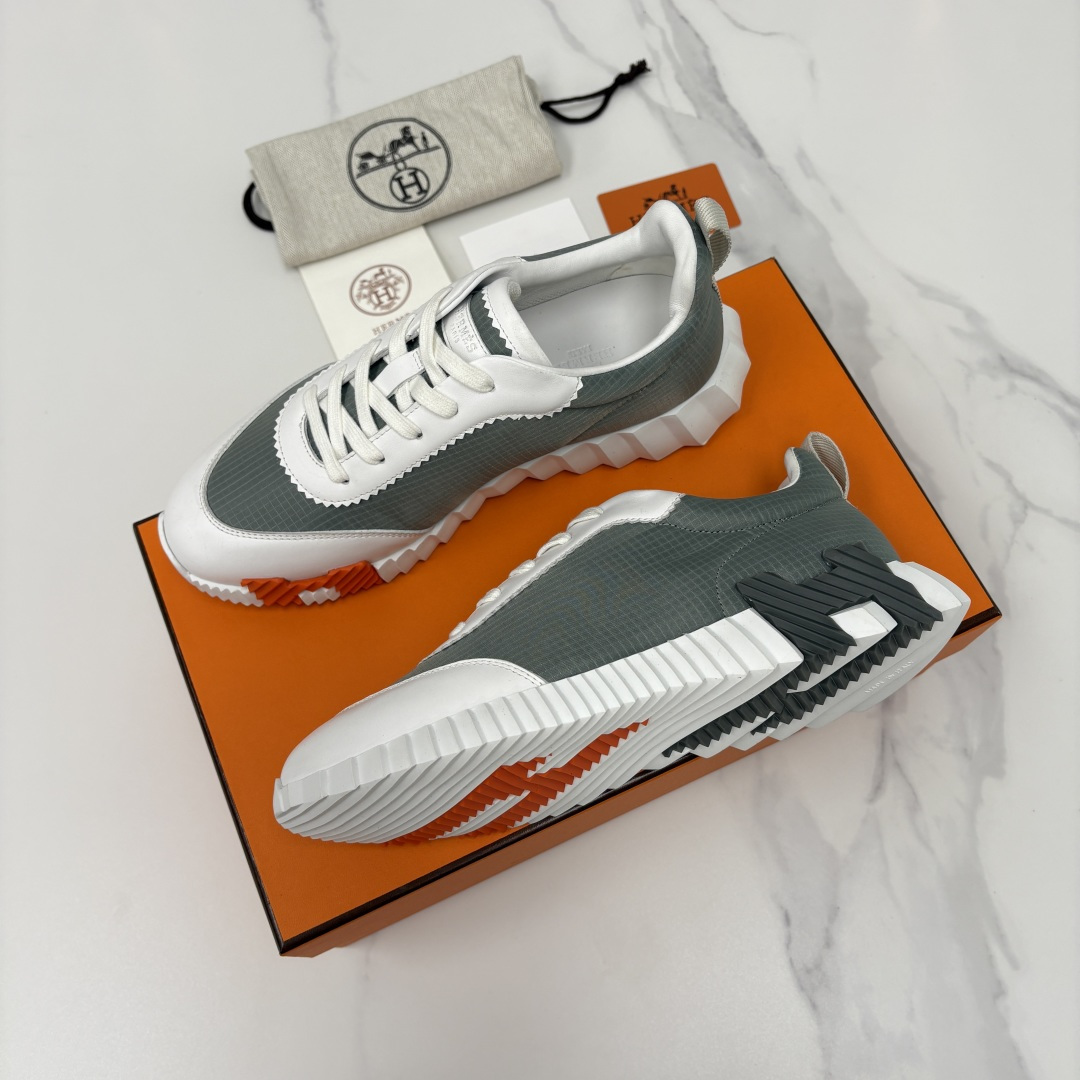 💋💍H家 Herme* 爱马-仕 新品Bouncing运动鞋 官方 9,700 有多种材质组合可选——细