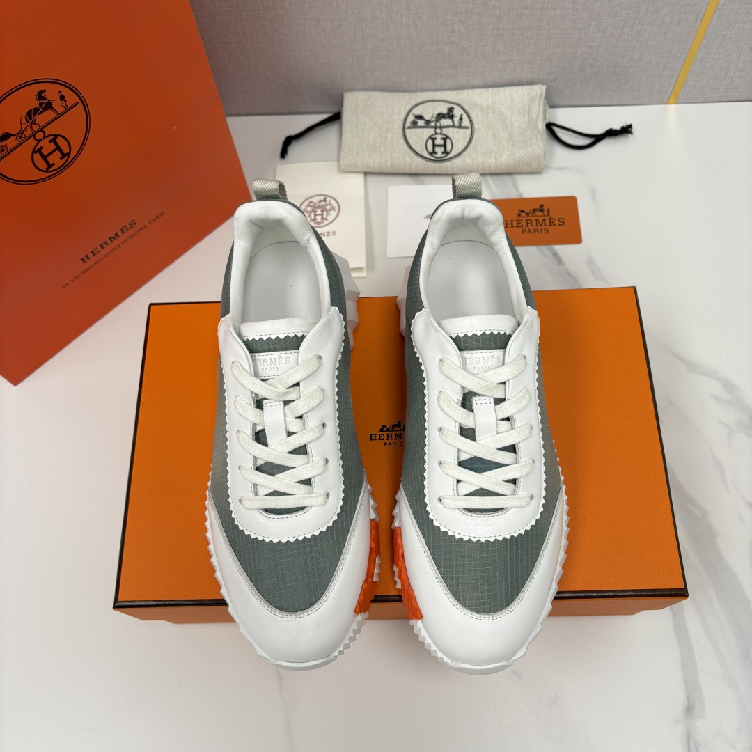 💋💍H家 Herme* 爱马-仕 新品Bouncing运动鞋 官方 9,700 有多种材质组合可选——细