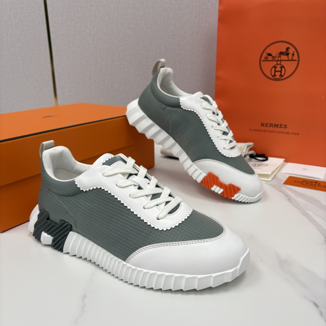 💋💍H家 Herme* 爱马-仕 新品Bouncing运动鞋 官方 9,700 有多种材质组合可选——细