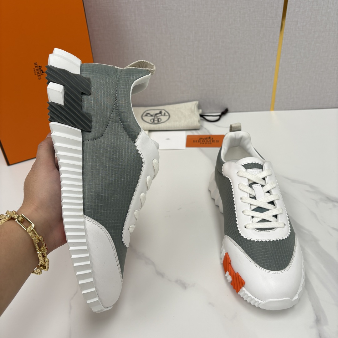 💋💍H家 Herme* 爱马-仕 新品Bouncing运动鞋 官方 9,700 有多种材质组合可选——细
