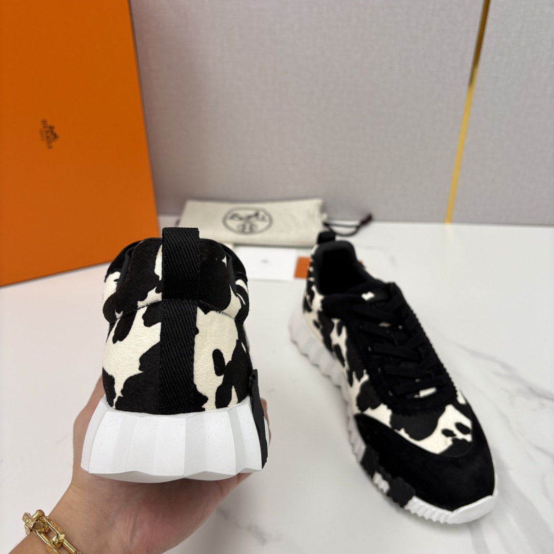 💋💍H家 Herme* 爱马-仕 新品Bouncing运动鞋 官方 9,700 有多种材质组合可选——细