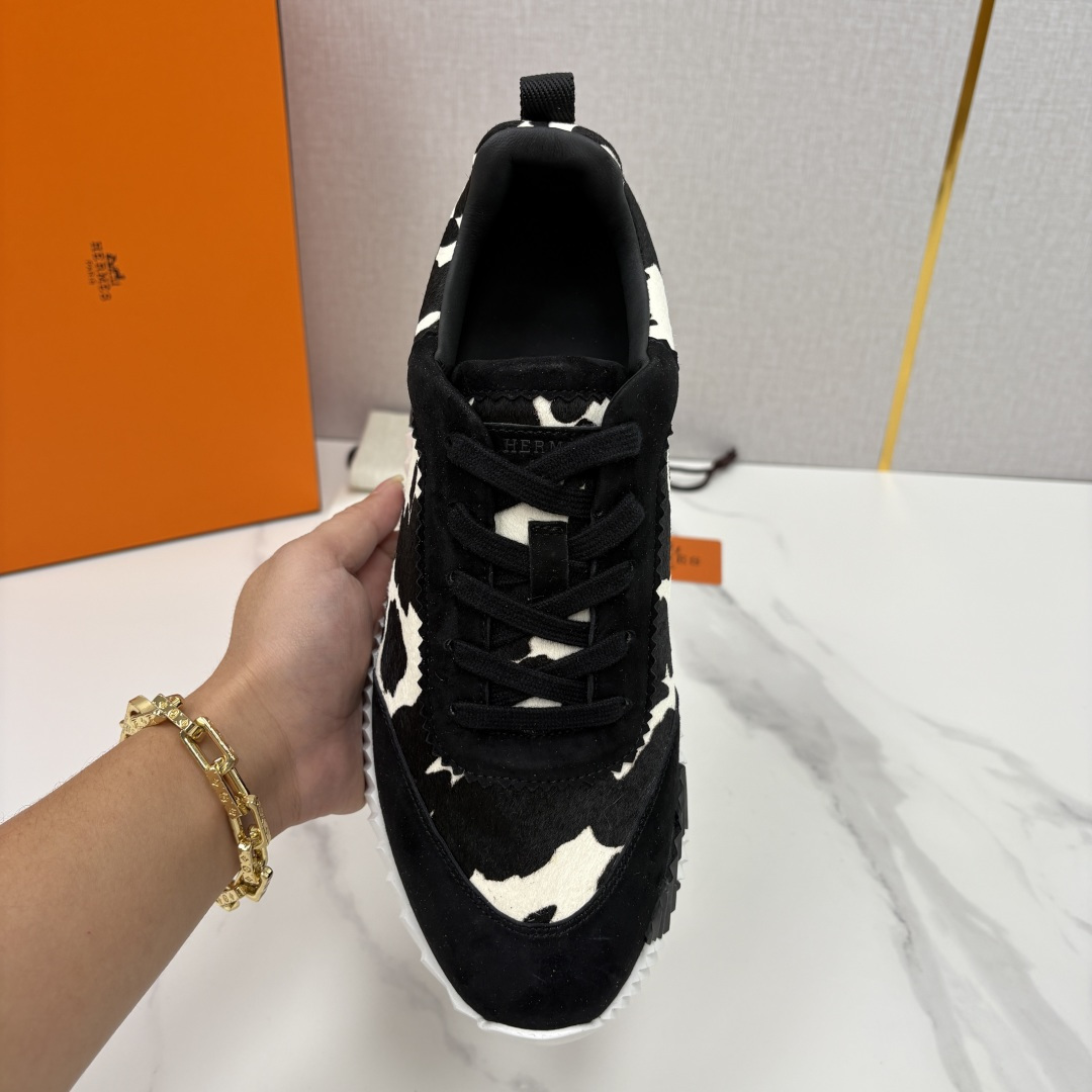 💋💍H家 Herme* 爱马-仕 新品Bouncing运动鞋 官方 9,700 有多种材质组合可选——细