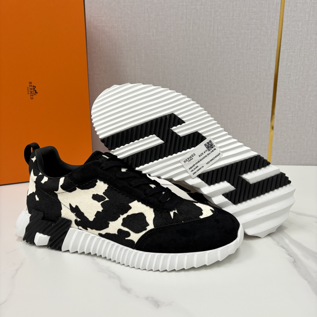 💋💍H家 Herme* 爱马-仕 新品Bouncing运动鞋 官方 9,700 有多种材质组合可选——细