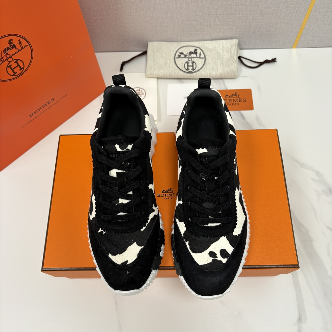 💋💍H家 Herme* 爱马-仕 新品Bouncing运动鞋 官方 9,700 有多种材质组合可选——细