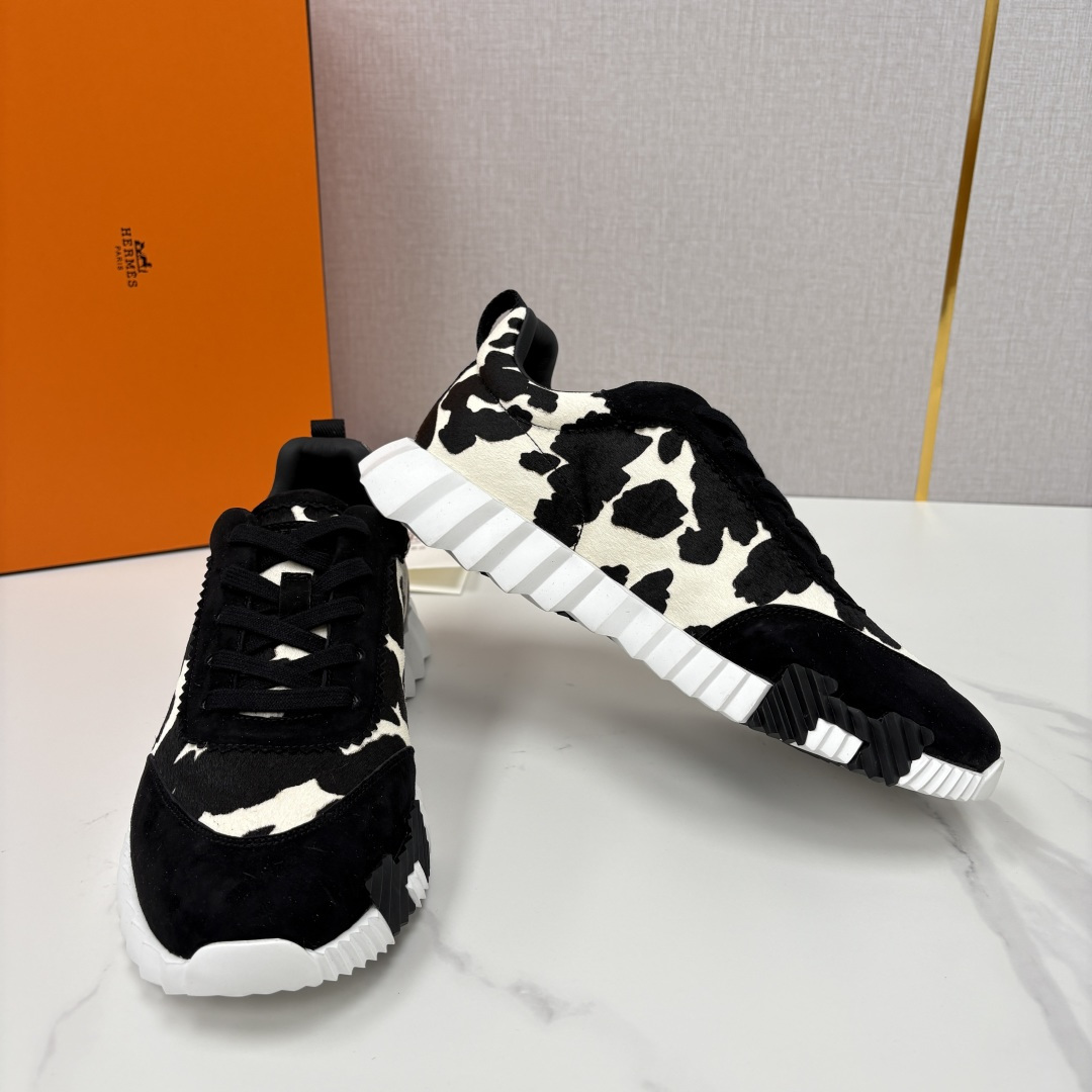 💋💍H家 Herme* 爱马-仕 新品Bouncing运动鞋 官方 9,700 有多种材质组合可选——细