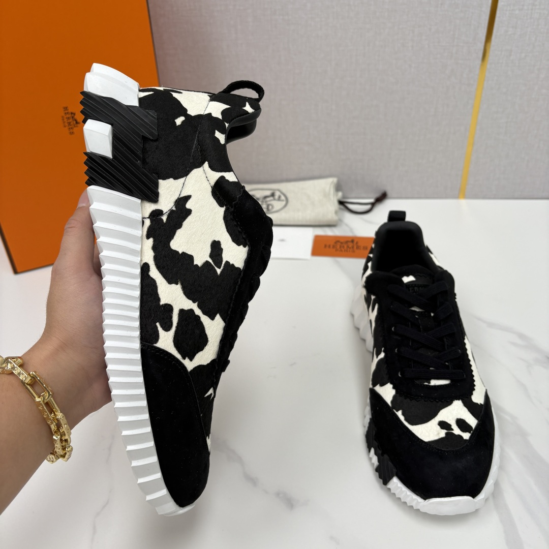 💋💍H家 Herme* 爱马-仕 新品Bouncing运动鞋 官方 9,700 有多种材质组合可选——细