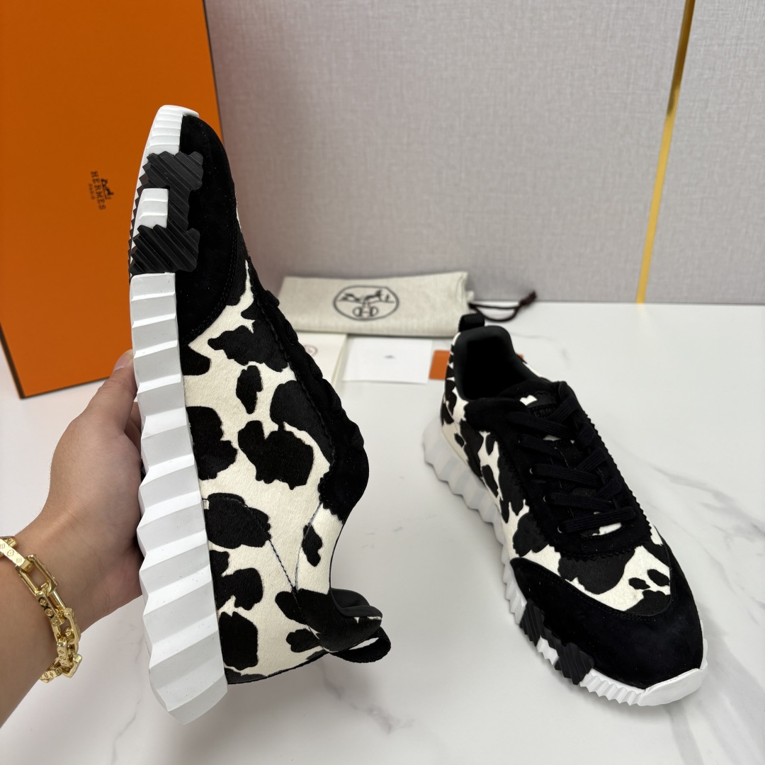 💋💍H家 Herme* 爱马-仕 新品Bouncing运动鞋 官方 9,700 有多种材质组合可选——细