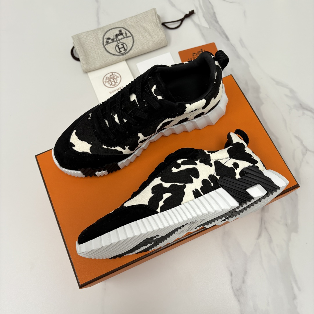 💋💍H家 Herme* 爱马-仕 新品Bouncing运动鞋 官方 9,700 有多种材质组合可选——细