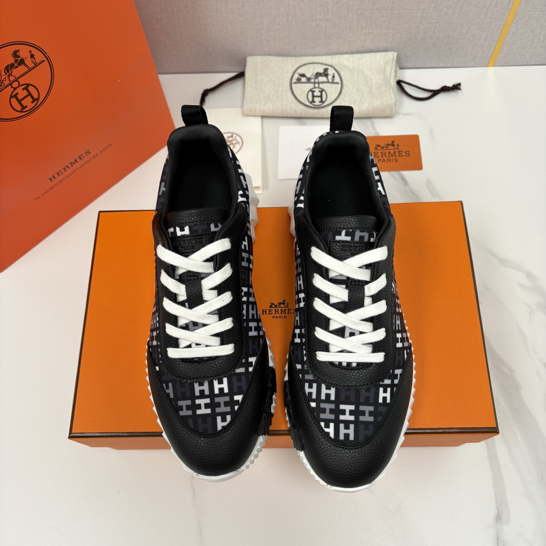 💋💍H家 Herme* 爱马-仕 新品Bouncing运动鞋 官方 9,700 有多种材质组合可选——细
