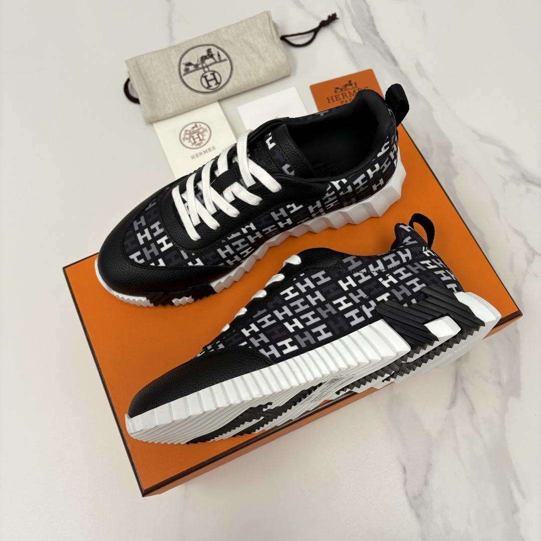 💋💍H家 Herme* 爱马-仕 新品Bouncing运动鞋 官方 9,700 有多种材质组合可选——细