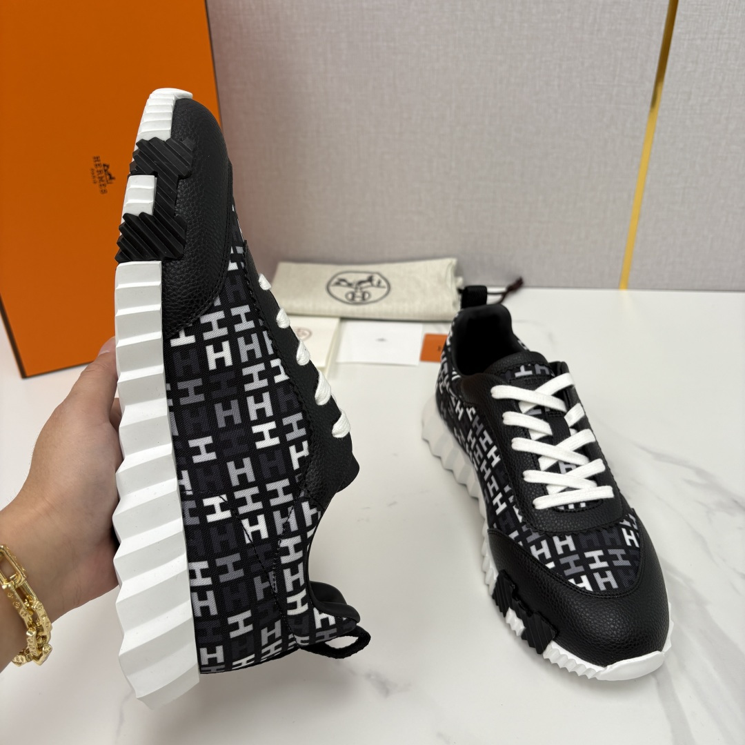 💋💍H家 Herme* 爱马-仕 新品Bouncing运动鞋 官方 9,700 有多种材质组合可选——细