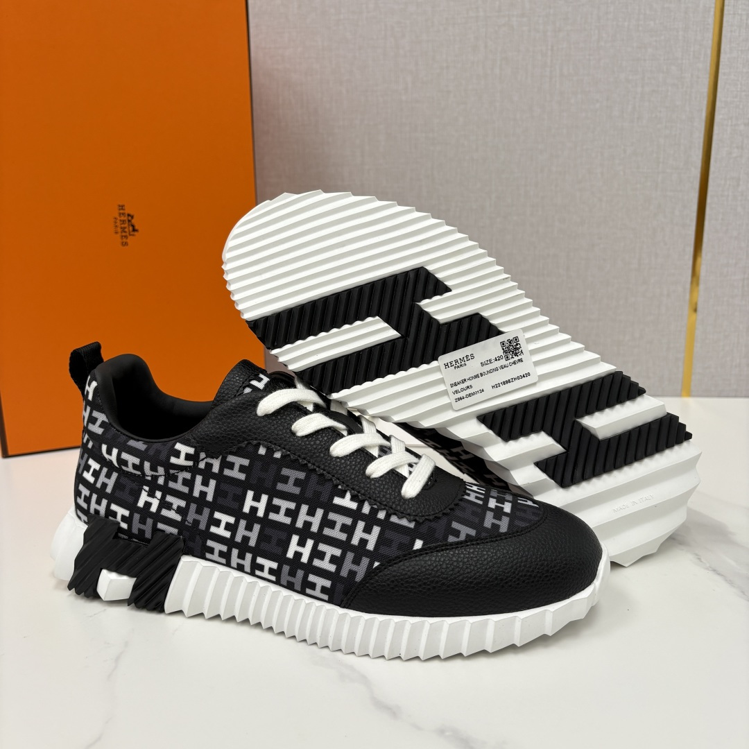 💋💍H家 Herme* 爱马-仕 新品Bouncing运动鞋 官方 9,700 有多种材质组合可选——细