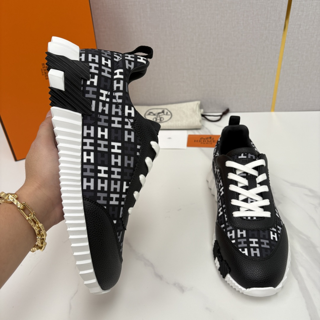💋💍H家 Herme* 爱马-仕 新品Bouncing运动鞋 官方 9,700 有多种材质组合可选——细