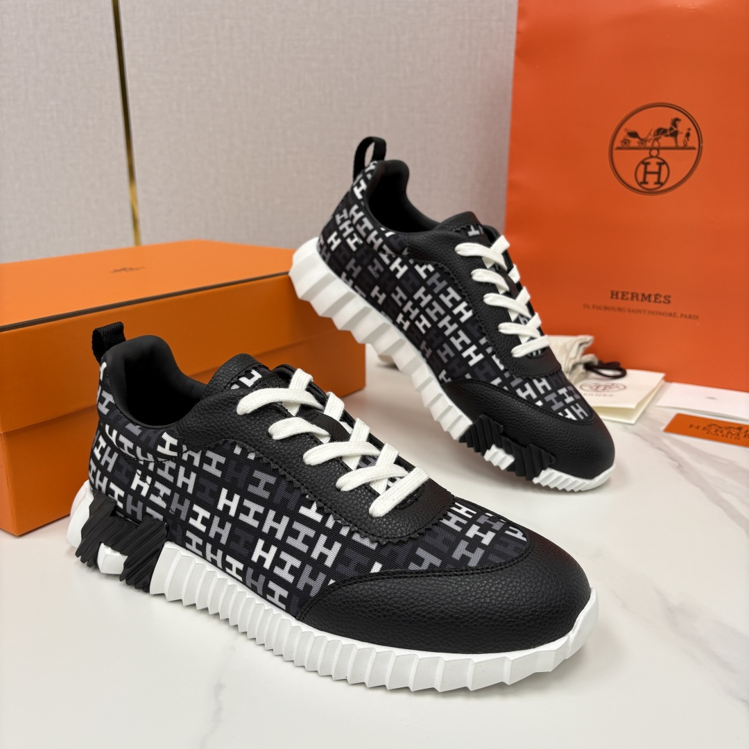 💋💍H家 Herme* 爱马-仕 新品Bouncing运动鞋 官方 9,700 有多种材质组合可选——细