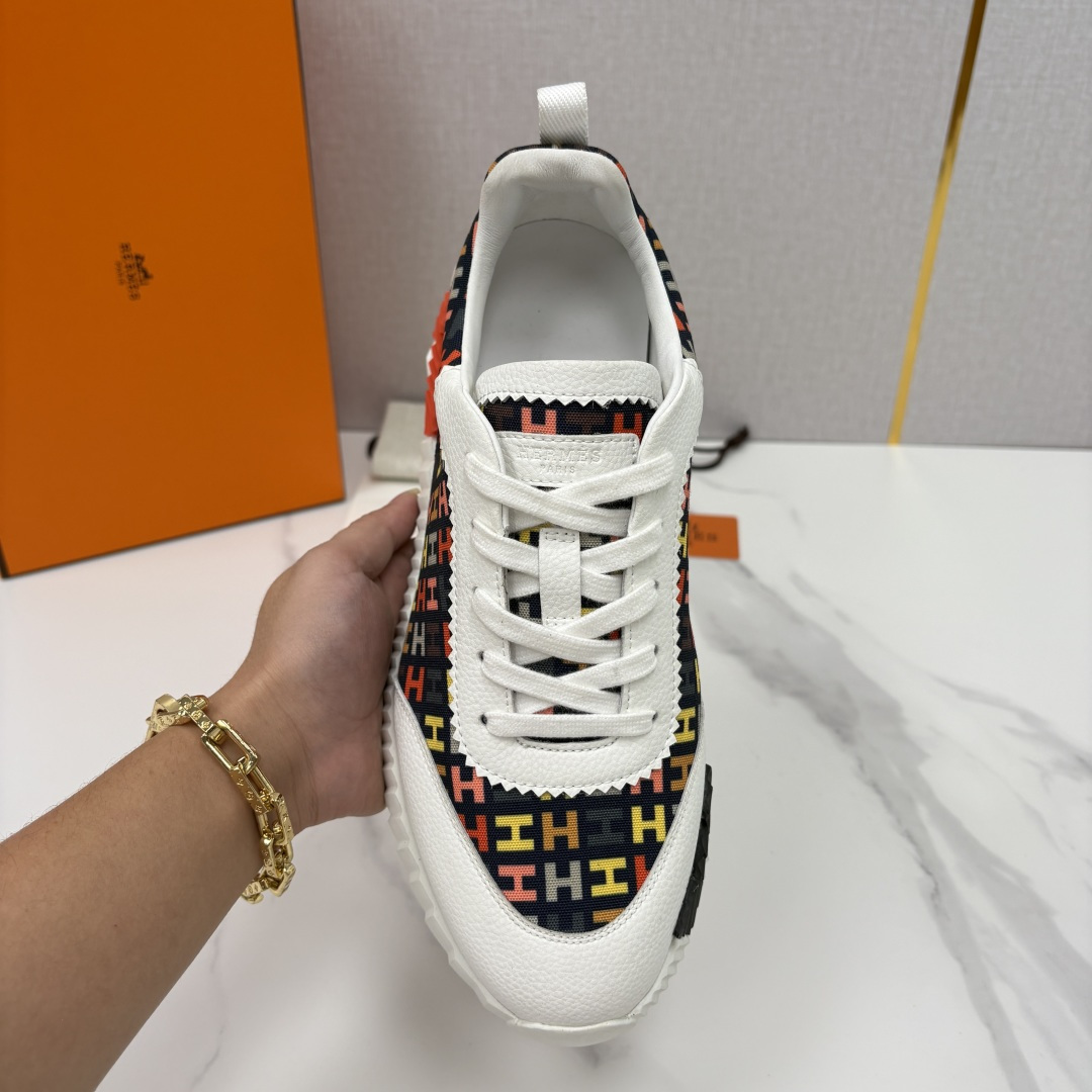 💋💍H家 Herme* 爱马-仕 新品Bouncing运动鞋 官方 9,700 有多种材质组合可选——细