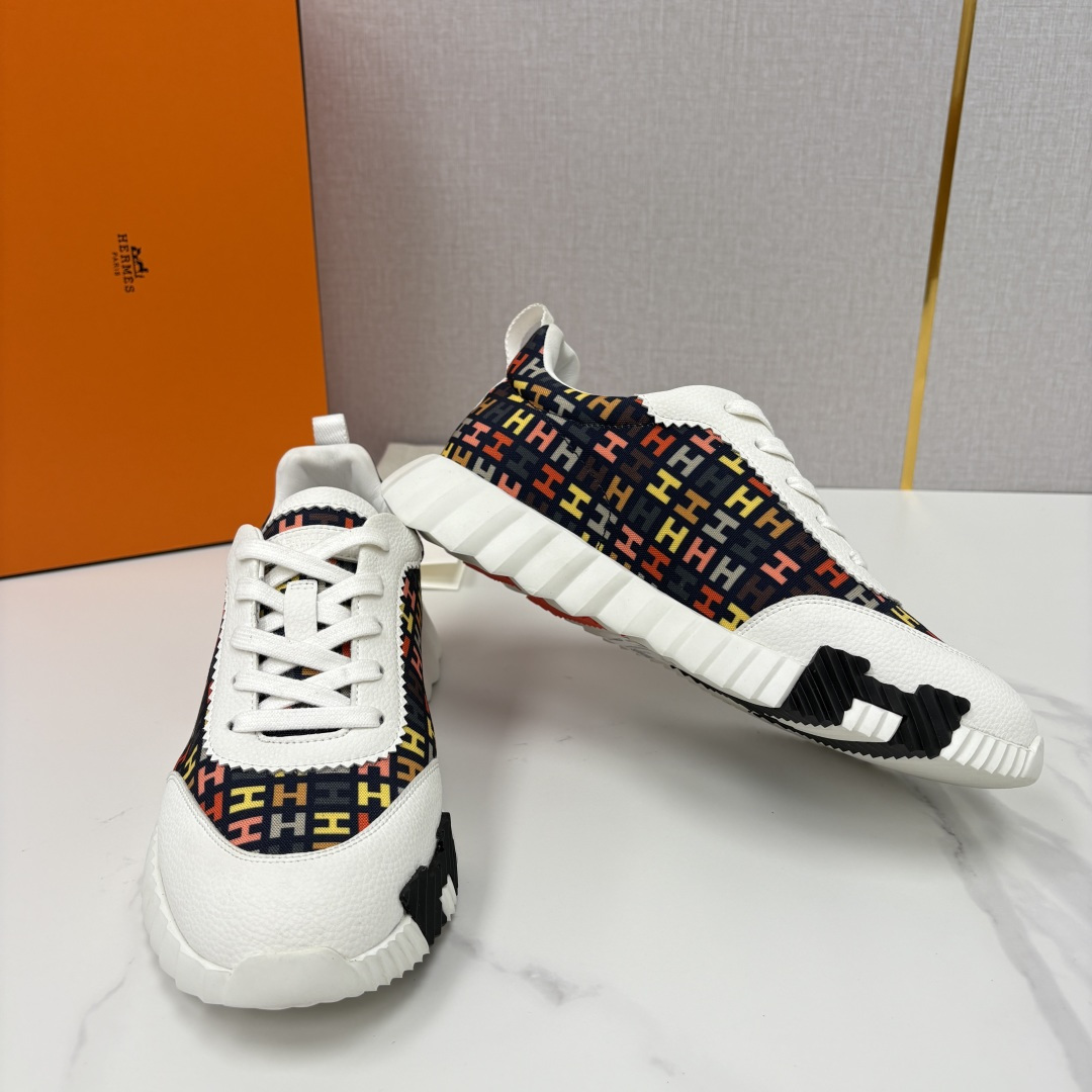 💋💍H家 Herme* 爱马-仕 新品Bouncing运动鞋 官方 9,700 有多种材质组合可选——细