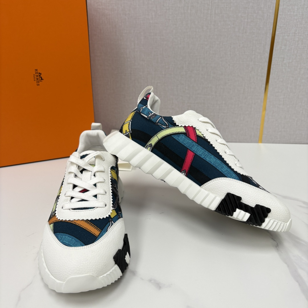 💋💍H家 Herme* 爱马-仕 新品Bouncing运动鞋 官方 9,700 有多种材质组合可选——细