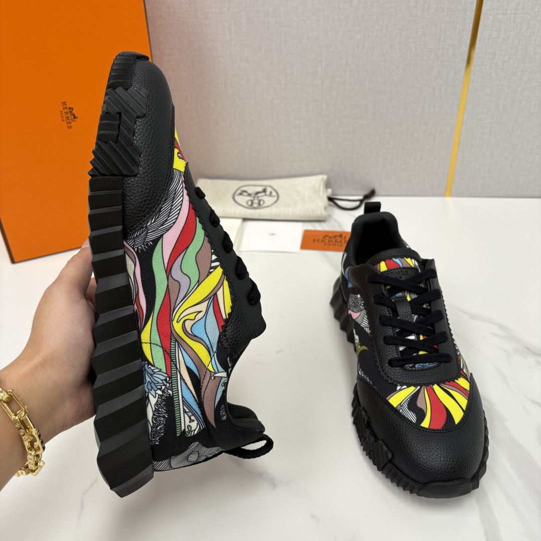 💋💍H家 Herme* 爱马-仕 新品Bouncing运动鞋 官方 9,700 有多种材质组合可选——细