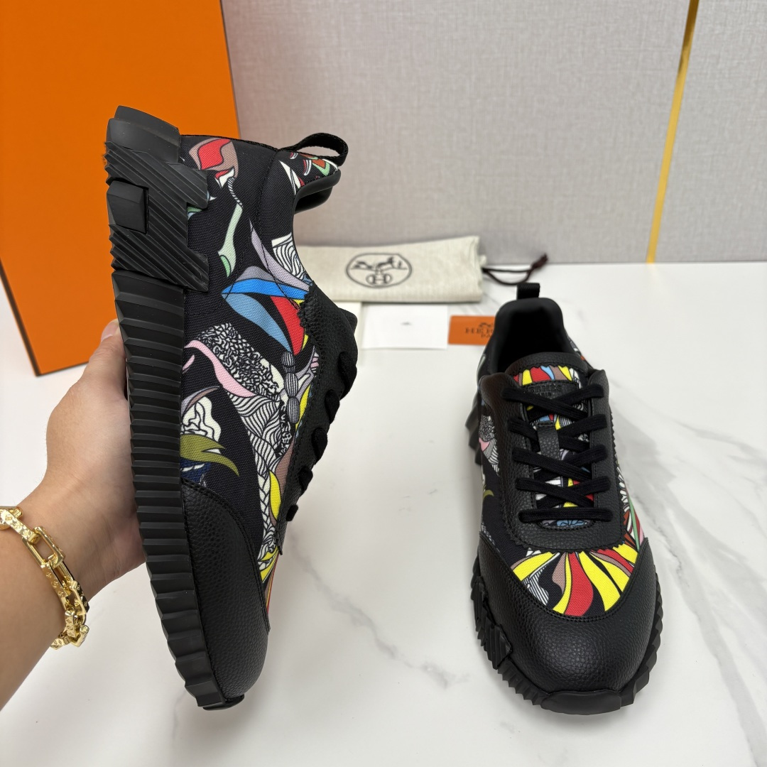 💋💍H家 Herme* 爱马-仕 新品Bouncing运动鞋 官方 9,700 有多种材质组合可选——细