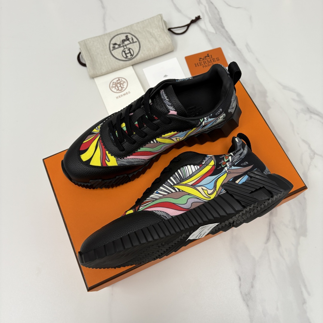 💋💍H家 Herme* 爱马-仕 新品Bouncing运动鞋 官方 9,700 有多种材质组合可选——细