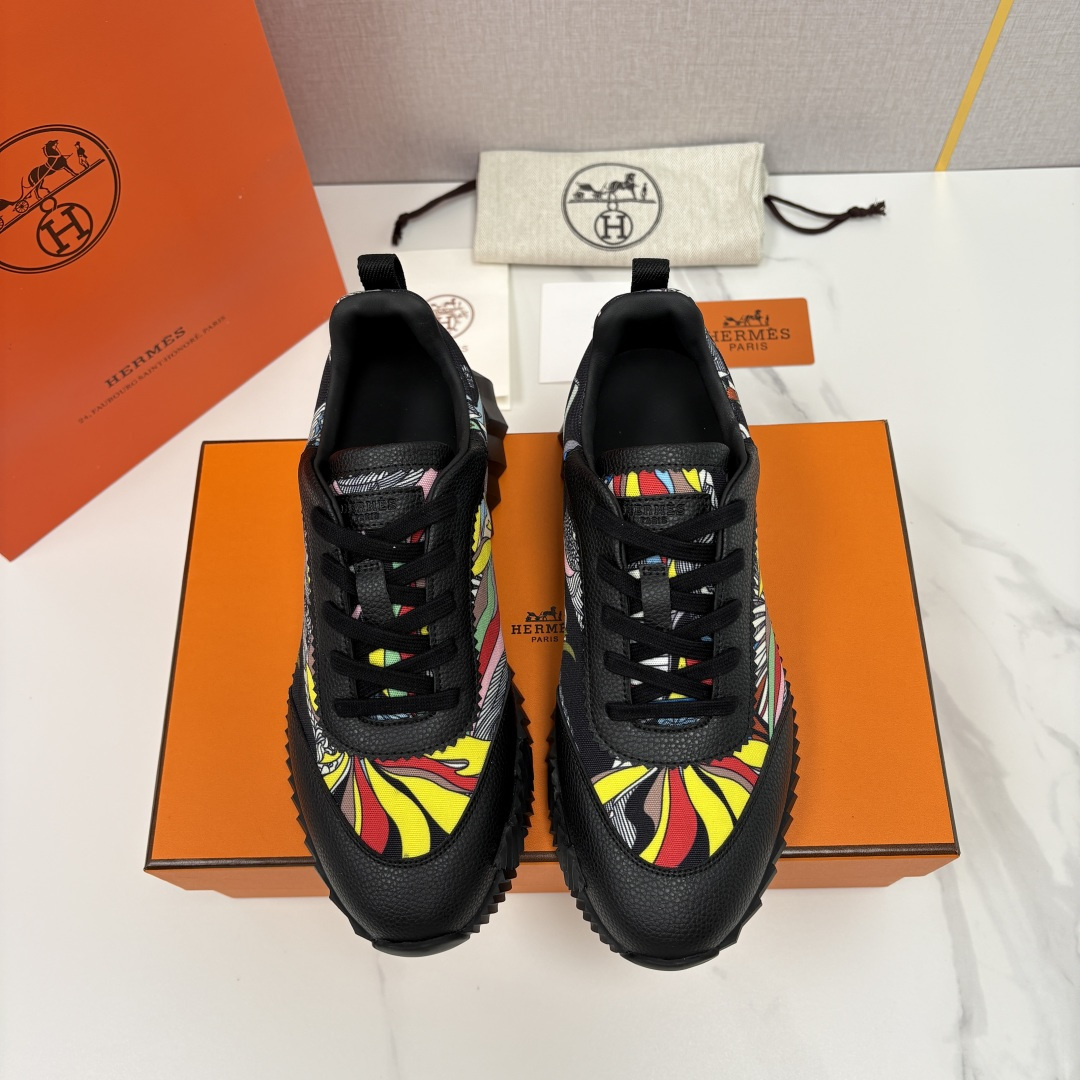 💋💍H家 Herme* 爱马-仕 新品Bouncing运动鞋 官方 9,700 有多种材质组合可选——细