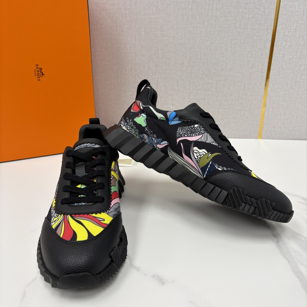 💋💍H家 Herme* 爱马-仕 新品Bouncing运动鞋 官方 9,700 有多种材质组合可选——细